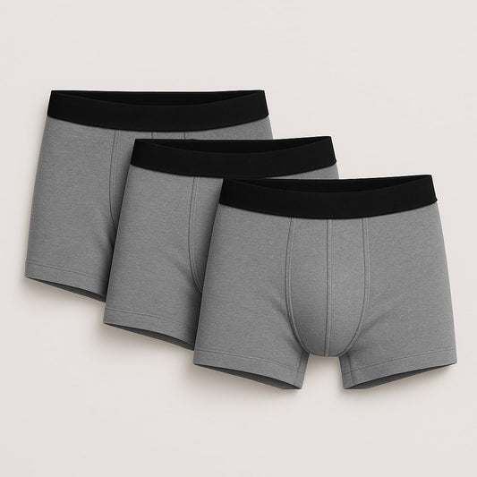 Pack 3 Vorn Gris – Le Boxer Anatomique